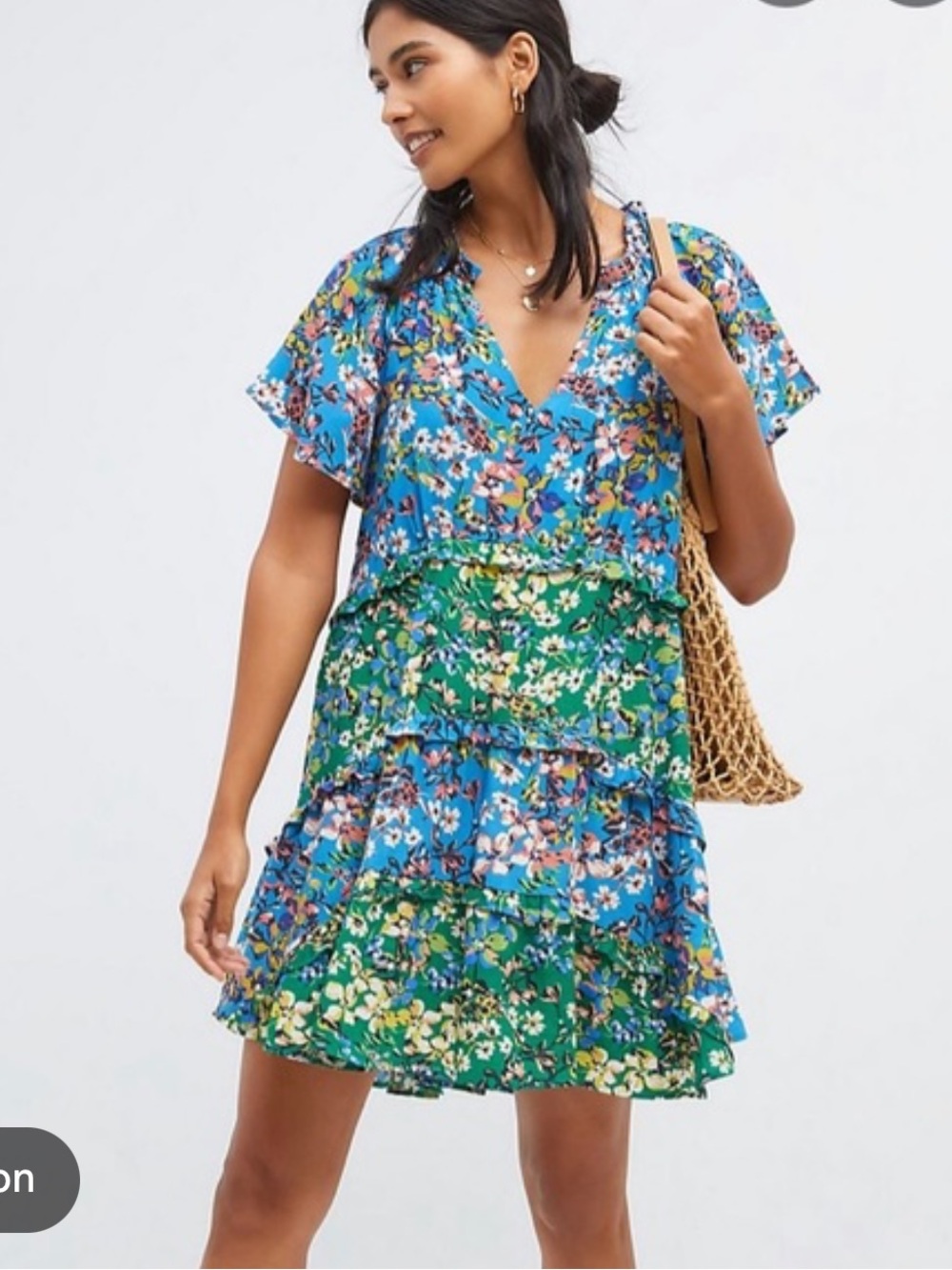 Anthropologie - Robin Tiered Mini Dress